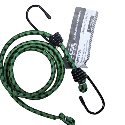 Elastico Para Bagageiro Starfer 1,0M Gancho Metal - 5021154 - Kit C/10 Pecas Elastico Para Bagageiro Starfer 1,0M Gancho Metal - 5021154 - Kit C/10 Pecas