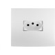 Conjunto Ilumi I9-Inove Branco Com Placa 2 Tomadas 10A. - 94120 Monobloco Conjunto Ilumi I9-Inove Branco Com Placa 2 Tomadas 10A. - 94120 Monobloco