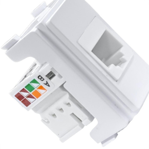 Modulo Ilumi I9-Inove Tomada Rj 45 Cat-5E 8 Fios Branco - 9564 Modulo Ilumi I9-Inove Tomada Rj 45 Cat-5E 8 Fios Branco - 9564