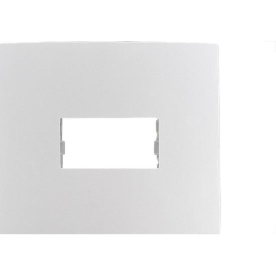 Placa Conjunto Ilumi I9-Inove Branco 4X2 2 Modulos Horizontais Com Suporte - 96080 Placa Conjunto Ilumi I9-Inove Branco 4X2 2 Modulos Horizontais Com Suporte - 96080