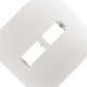 Placa Conjunto Ilumi I9-Inove Branco 4X4 1 Modulo + 1 Modulo Separados Horizontais Branca - 97060 Placa Conjunto Ilumi I9-Inove Branco 4X4 1 Modulo + 1 Modulo Separados Horizontais Branca - 97060