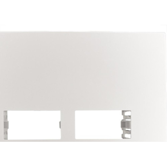 Placa Conjunto Ilumi I9-Inove Branco 4X4 1 Modulo + 1 Modulo Separados Horizontais Branca - 97060 Placa Conjunto Ilumi I9-Inove Branco 4X4 1 Modulo + 1 Modulo Separados Horizontais Branca - 97060