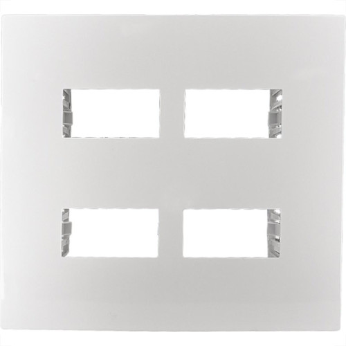 Placa Conjunto Ilumi I9-Inove Branco 4X4 2 Modulos + 2 Modulos Separados Horizontais Branca - 97070 Placa Conjunto Ilumi I9-Inove Branco 4X4 2 Modulos + 2 Modulos Separados Horizontais Branca - 97070