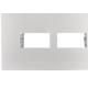 Placa Conjunto Ilumi I9-Inove Branco 4X4 2 Modulos + 2 Modulos Separados Horizontais Branca - 97070 Placa Conjunto Ilumi I9-Inove Branco 4X4 2 Modulos + 2 Modulos Separados Horizontais Branca - 97070
