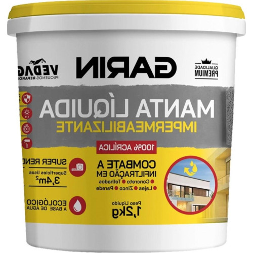 Manta Liquida Garin 1,2Kg Cinza Manta Liquida Garin 1,2Kg Cinza