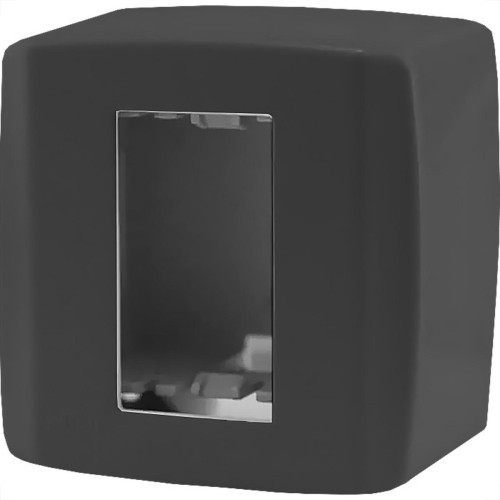 Sistema Box Ilumi Slim 1 Modulo Preto 84014 Sistema Box Ilumi Slim 1 Modulo Preto 84014