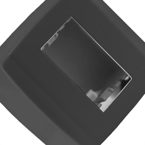Sistema Box Ilumi Slim 1 Modulo Preto 84014 Sistema Box Ilumi Slim 1 Modulo Preto 84014
