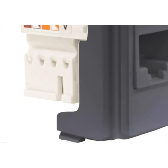 Modulo Ilumi Slim 1 Tomada Rj-45 Preto 81644 Modulo Ilumi Slim 1 Tomada Rj-45 Preto 81644
