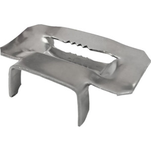 Fecho Para Fita De Aco Inox Fera Dentado 3/4'' X 1'' Pacote Com 100 Pecas