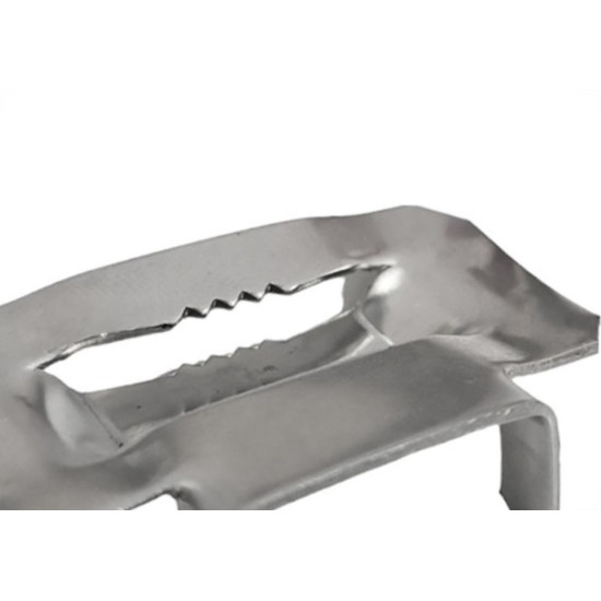 Fecho Para Fita De Aco Inox Fera Dentado 3/4'' X 1'' Pacote Com 100 Pecas Fecho Para Fita De Aco Inox Fera Dentado 3/4'' X 1'' Pacote Com 100 Pecas