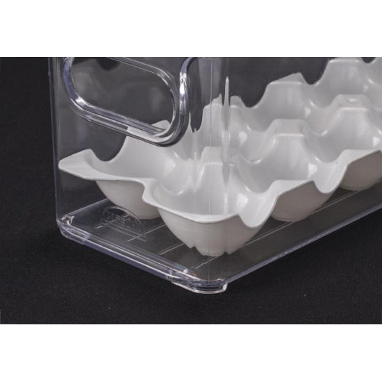 Organizador Porta Ovos Plasutil 10Cm X 30Cm - 13255 Organizador Porta Ovos Plasutil 10Cm X 30Cm - 13255