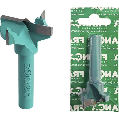 Broca Para Dobradica Caneco Franca 35Mm Haste 10Mm - 0024 Broca Para Dobradica Caneco Franca 35Mm Haste 10Mm - 0024