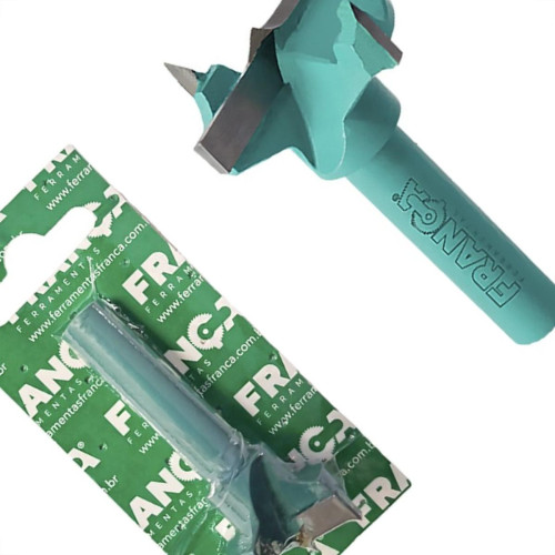 Broca Para Dobradica Caneco Franca 35Mm Haste 10Mm - 0024 Broca Para Dobradica Caneco Franca 35Mm Haste 10Mm - 0024