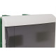 Centrinho Schneider Pvc Embutir Fume Para 16 Disjuntores Din Sem Barramento Centrinho Schneider Pvc Embutir Fume Para 16 Disjuntores Din Sem Barramento