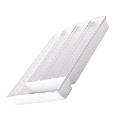Organizador De Talheres Plastico Plasutil 5 Divisórias Branco - 9728 Organizador De Talheres Plastico Plasutil 5 Divisórias Branco - 9728