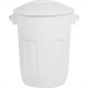 Lixeira Plastica Com Tampa Plasutil 58L Branca - 15071 Lixeira Plastica Com Tampa Plasutil 58L Branca - 15071
