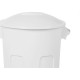 Lixeira Plastica Com Tampa Plasutil 58L Branca - 15071 Lixeira Plastica Com Tampa Plasutil 58L Branca - 15071