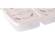 Pote Plastico Plasutil Porta Frios Com 2 Divisorias Decorado - 8696 Pote Plastico Plasutil Porta Frios Com 2 Divisorias Decorado - 8696