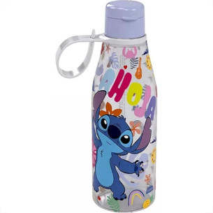 Garrafinha Plastica Plasutil Abre Facil Stitch 530Ml - 15834