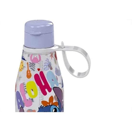 Garrafinha Plastica Plasutil Abre Facil Stitch 530Ml - 15834 Garrafinha Plastica Plasutil Abre Facil Stitch 530Ml - 15834
