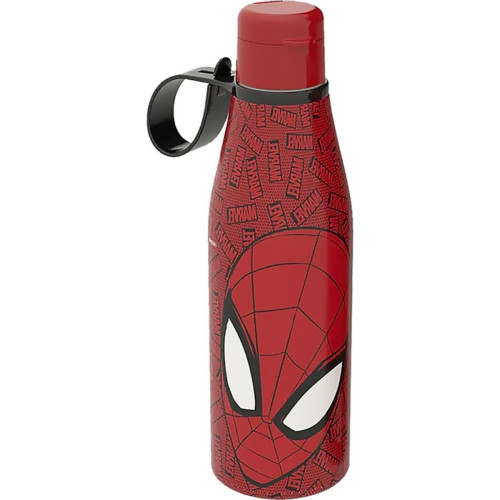 Garrafinha Plastica Plasutil Abre Facil Homem Aranha 530Ml - 14463 Garrafinha Plastica Plasutil Abre Facil Homem Aranha 530Ml - 14463