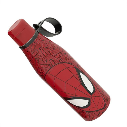 Garrafinha Plastica Plasutil Abre Facil Homem Aranha 530Ml - 14463 Garrafinha Plastica Plasutil Abre Facil Homem Aranha 530Ml - 14463