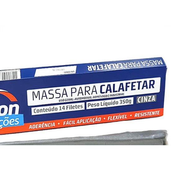 Massa Calafetar Firlon Caixa 350G Cinza Massa Calafetar Firlon Caixa 350G Cinza