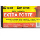 Saco De Lixo Embalixo Extra Forte 50L 63X80Cm Preto Pacote Com 50 Sacos Saco De Lixo Embalixo Extra Forte 50L 63X80Cm Preto Pacote Com 50 Sacos