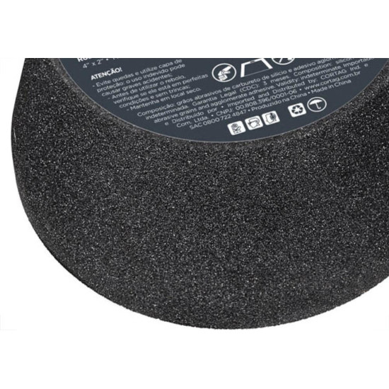 Rebolo Cortag Conico 100Mm X 50Mm Rosca M14 G-60 - 61748 Rebolo Cortag Conico 100Mm X 50Mm Rosca M14 G-60 - 61748