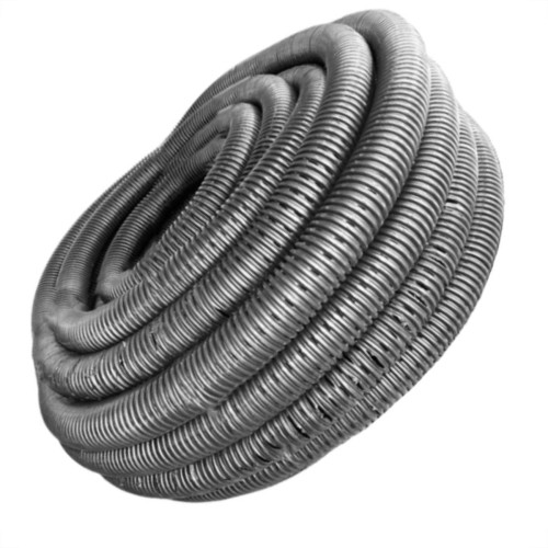 Tubo De Drenagem Bravo Corrugado Preto 4'' X 50M