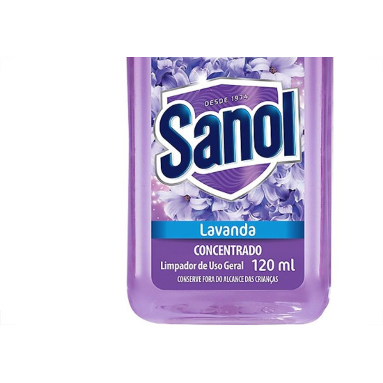 Limpador De Superficie Sanol Essences Lavanda 120Ml - 6243