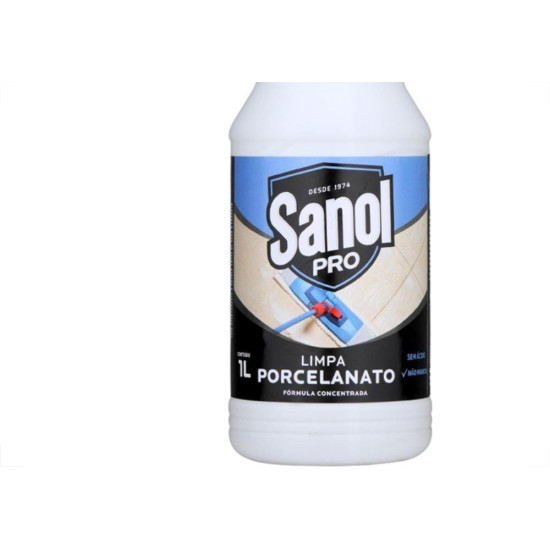 Limpa Porcelanato Sanol Pro 1L - 9072 Limpa Porcelanato Sanol Pro 1L - 9072