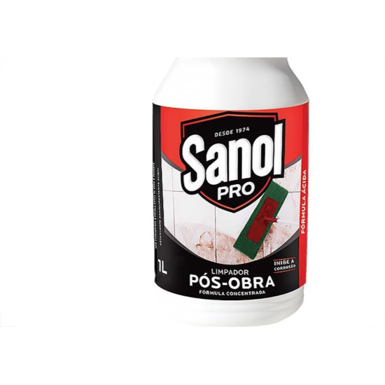 Limpador Pos Obra Sanol Pro 1L - 9066