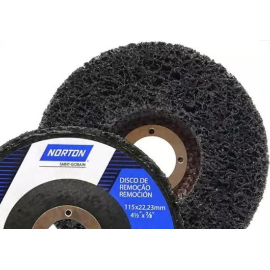 Disco Removedor/Polidor Strip Disc Norton 4.1/2'' X 7/8''