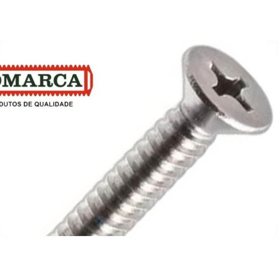 Parafuso Auto Atarraxante Inox Chata Philips Jomarca 5,5 X 60Mm Parafuso Auto Atarraxante Inox Chata Philips Jomarca 5,5 X 60Mm