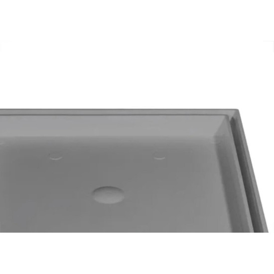 Ralo Invisivel Quadrado Estrela 15X15Cm Cinza