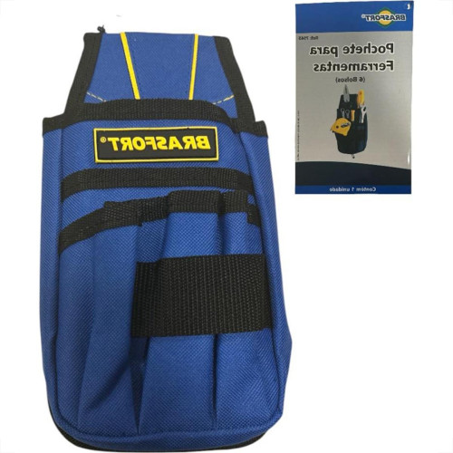 Cinto Para Ferramentas Brasfort Com 6 Bolsos