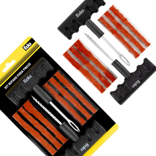 Reparo Para Pneus Eda Kit Com 8 Pecas - 0Rw Reparo Para Pneus Eda Kit Com 8 Pecas - 0Rw