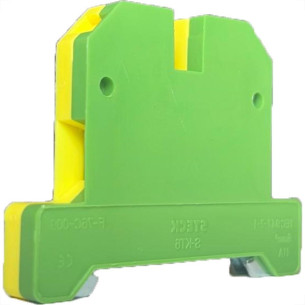 Conector Terra Borne K Steck 6,0Mm Verde/Amarelo - Skt6