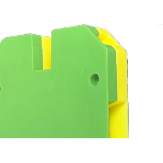 Conector Terra Borne K Steck 6,0Mm Verde/Amarelo - Skt6