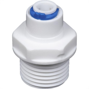 Conexao Hidro Filtros Reta 1/2'' Saida 1/4'' Branca - 913-2295