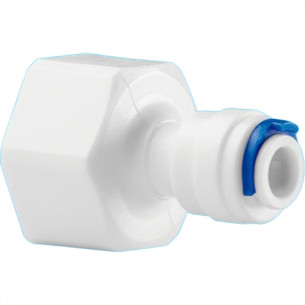 Conexao Hidro Filtros Reta Femea 1/2'' Saida 1/4'' Branca - 913-2526
