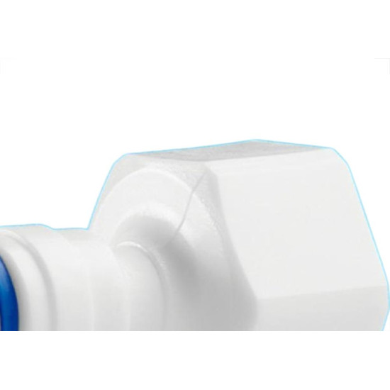 Conexao Hidro Filtros Reta Femea 1/2'' Saida 1/4'' Branca - 913-2526