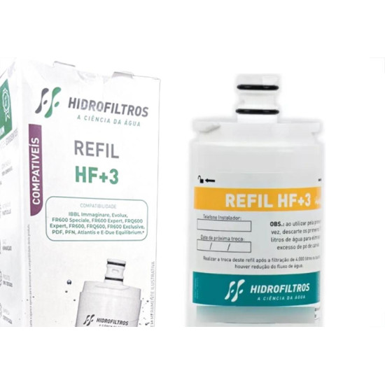 Refil Vela Para Filtro Hidro Filtros Hf+3 - 903-0536 Refil Vela Para Filtro Hidro Filtros Hf+3 - 903-0536