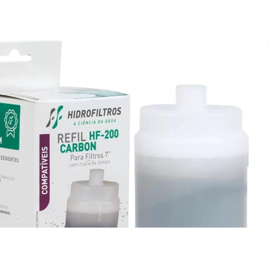Refil Vela Para Filtro Hidro Filtros Hf 200 Carbon 7''- 902-0007