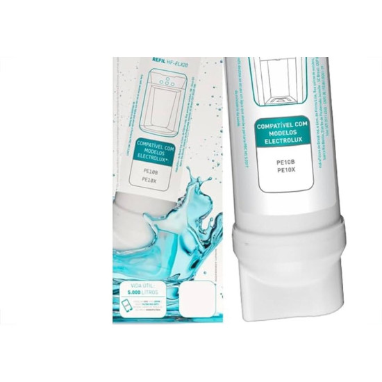 Refil Vela Para Filtro Hidro Filtros Hf-Elx 20 Para Purificador De Agua Eletrolux - 903-0573