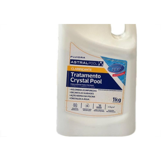 Clarificante Tratamento Crystal Pool Fluidra Astralpool 1Kg - 210041T Clarificante Tratamento Crystal Pool Fluidra Astralpool 1Kg - 210041T