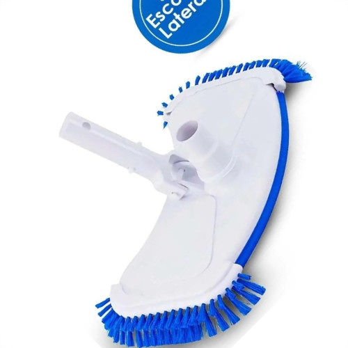 Aspirador Com Escovas Laterais Para Limpeza Manual De Piscinas Fluidra Veico Engate Rapido - 20608B Aspirador Com Escovas Laterais Para Limpeza Manual De Piscinas Fluidra Veico Engate Rapido - 20608B