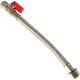 Engate Flexivel Malha Inox Brazhu Trancado 60Cm Com Registro Engate Flexivel Malha Inox Brazhu Trancado 60Cm Com Registro