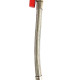 Engate Flexivel Malha Inox Brazhu Trancado 60Cm Com Registro Engate Flexivel Malha Inox Brazhu Trancado 60Cm Com Registro